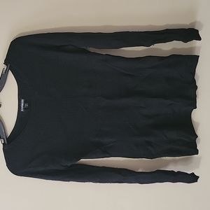A small black long sleeve top from Express
